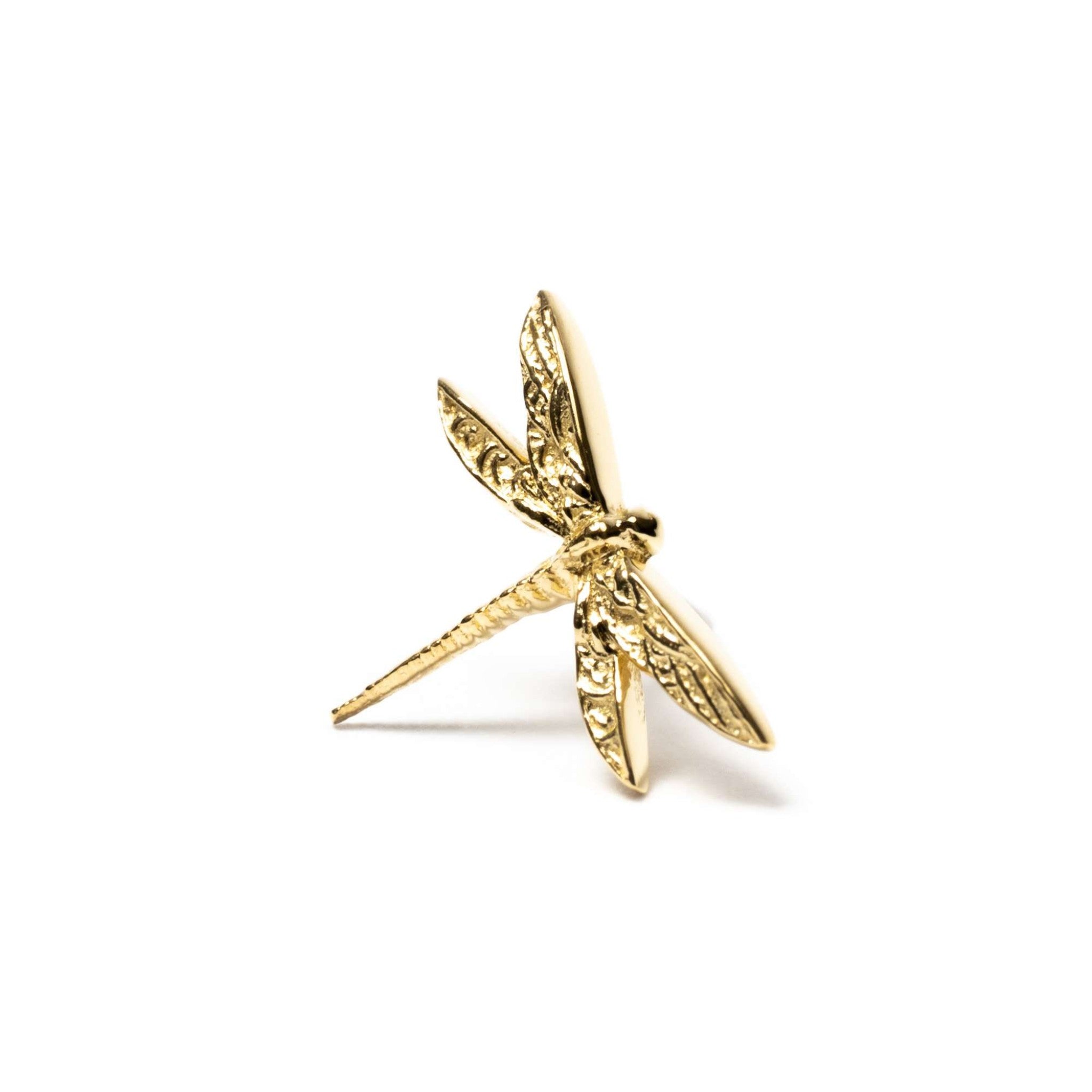 Anatometal Dragonfly Yellow Gold