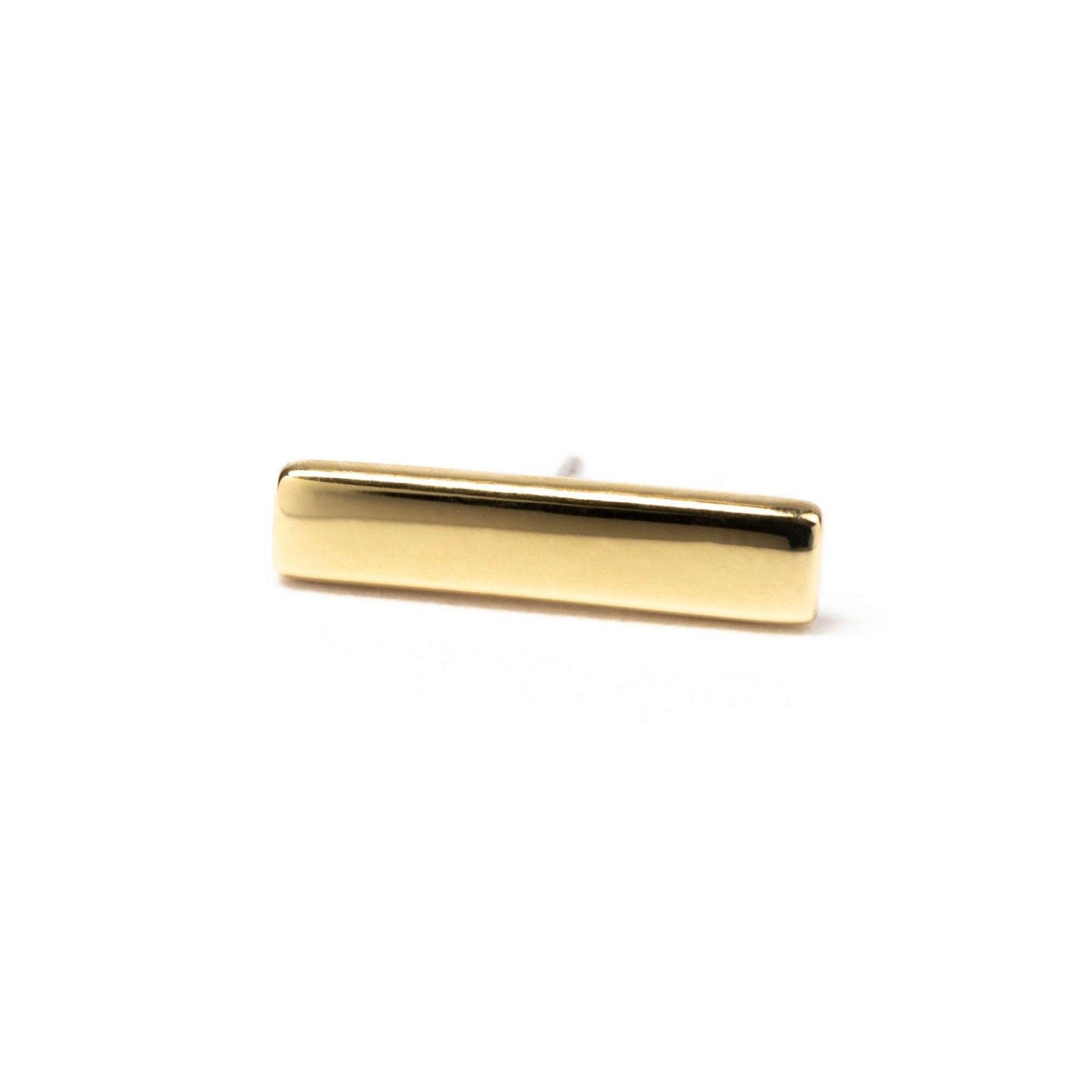 Anatometal Rectangle Yelloe Gold 9 mm