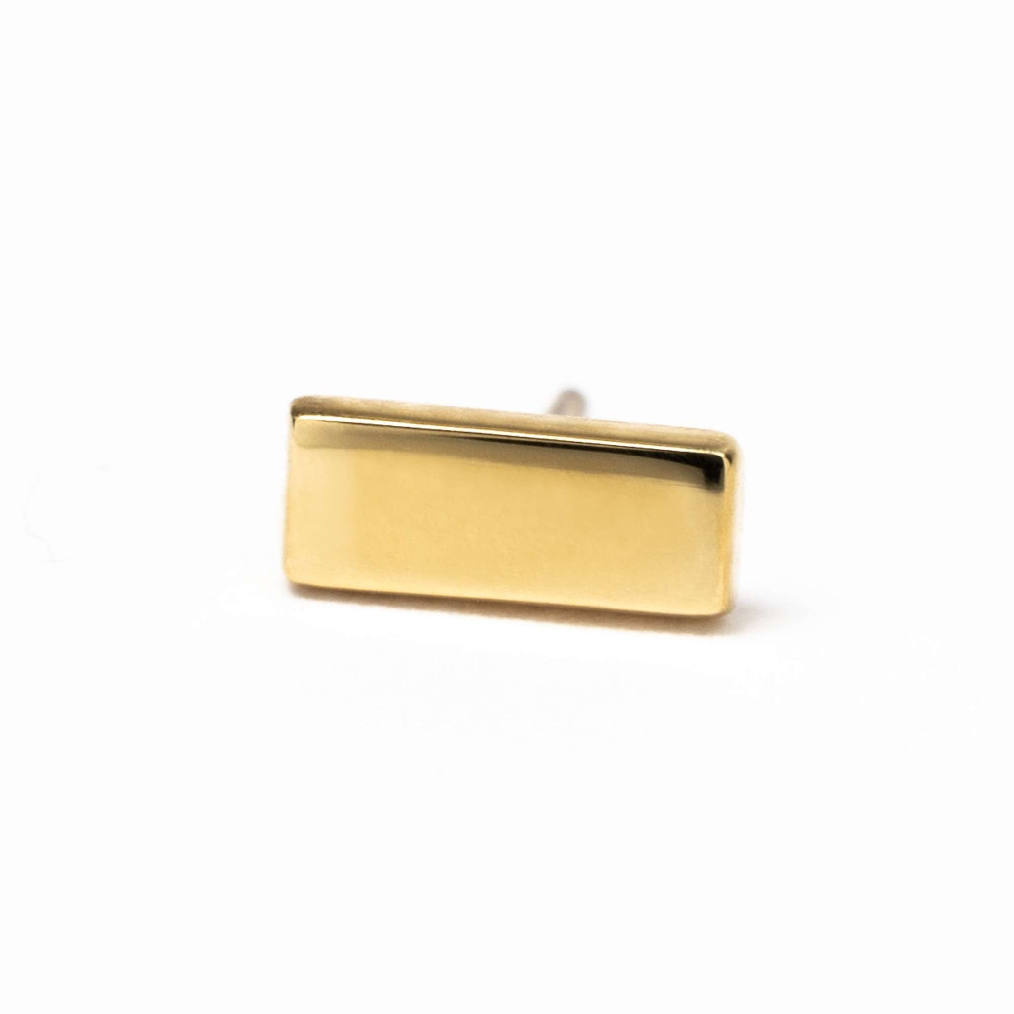Anatometal Rectangle Yellow Gold 5 mm