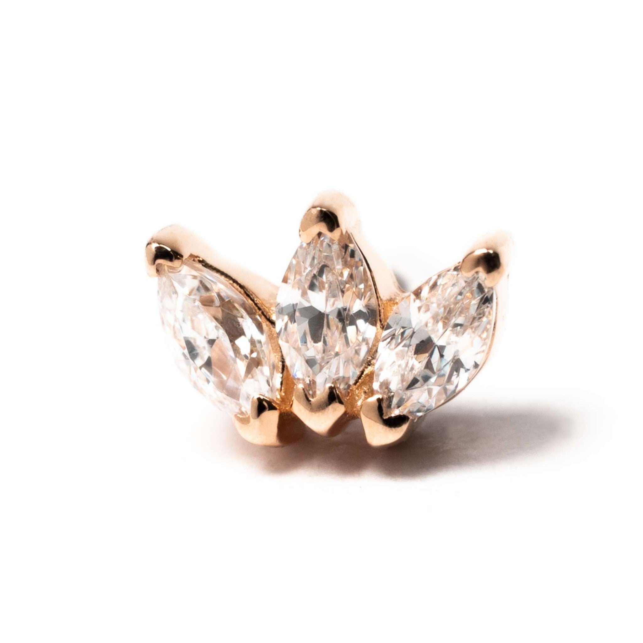 Junipurr Triple Marquise Rosé Gold