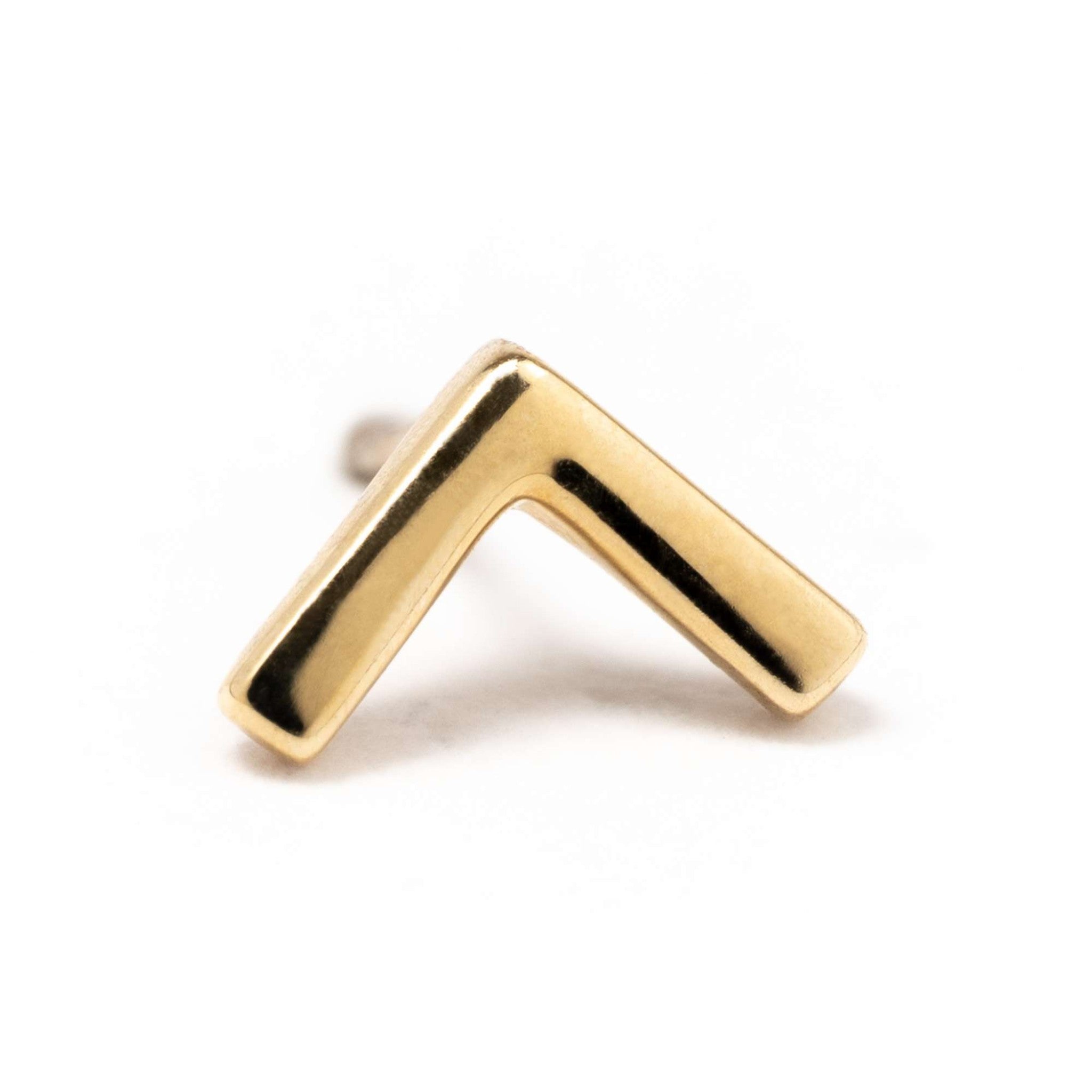 BVLA Flat V  Yellow Gold