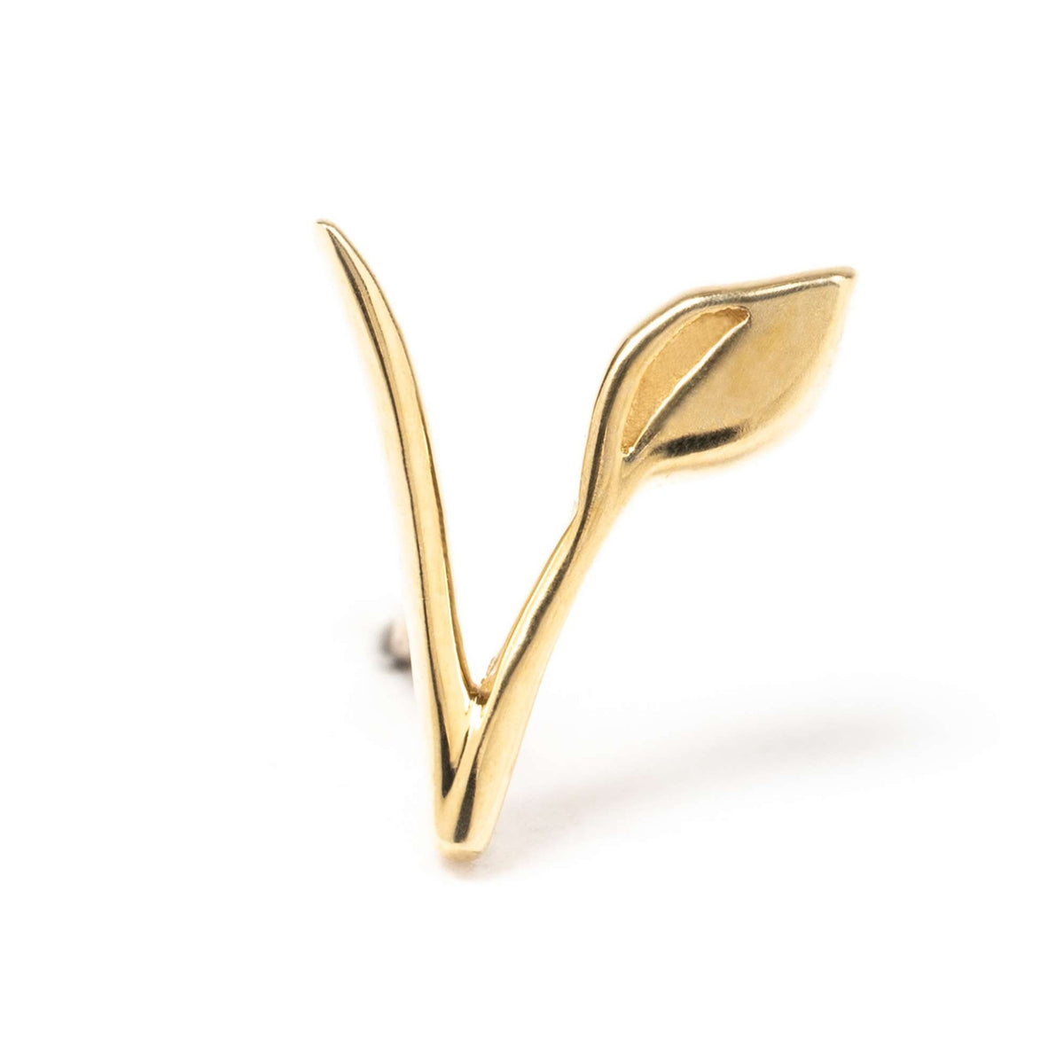 BVLA Leafy V Yellow Gold