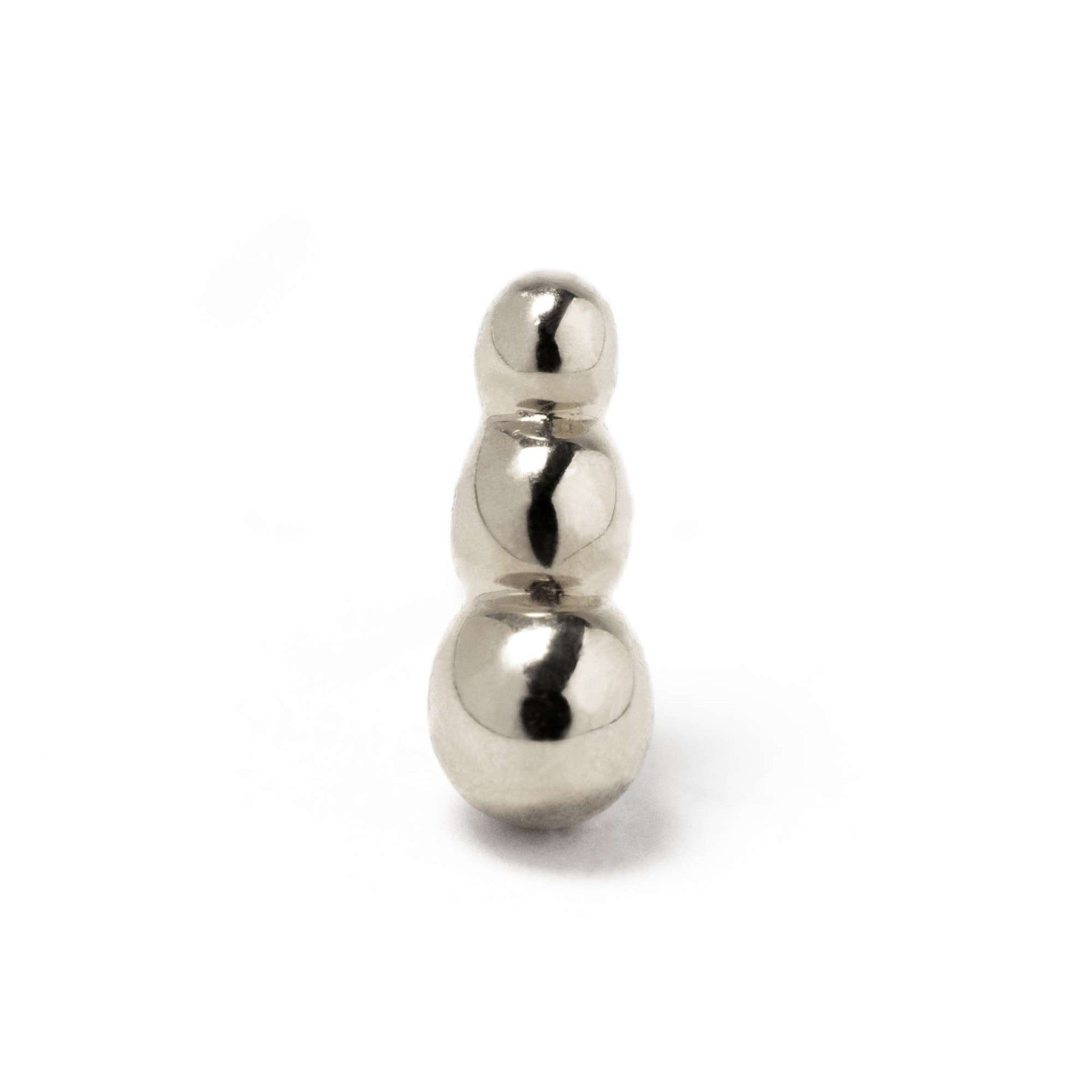 BVLA Tri Bead White Gold