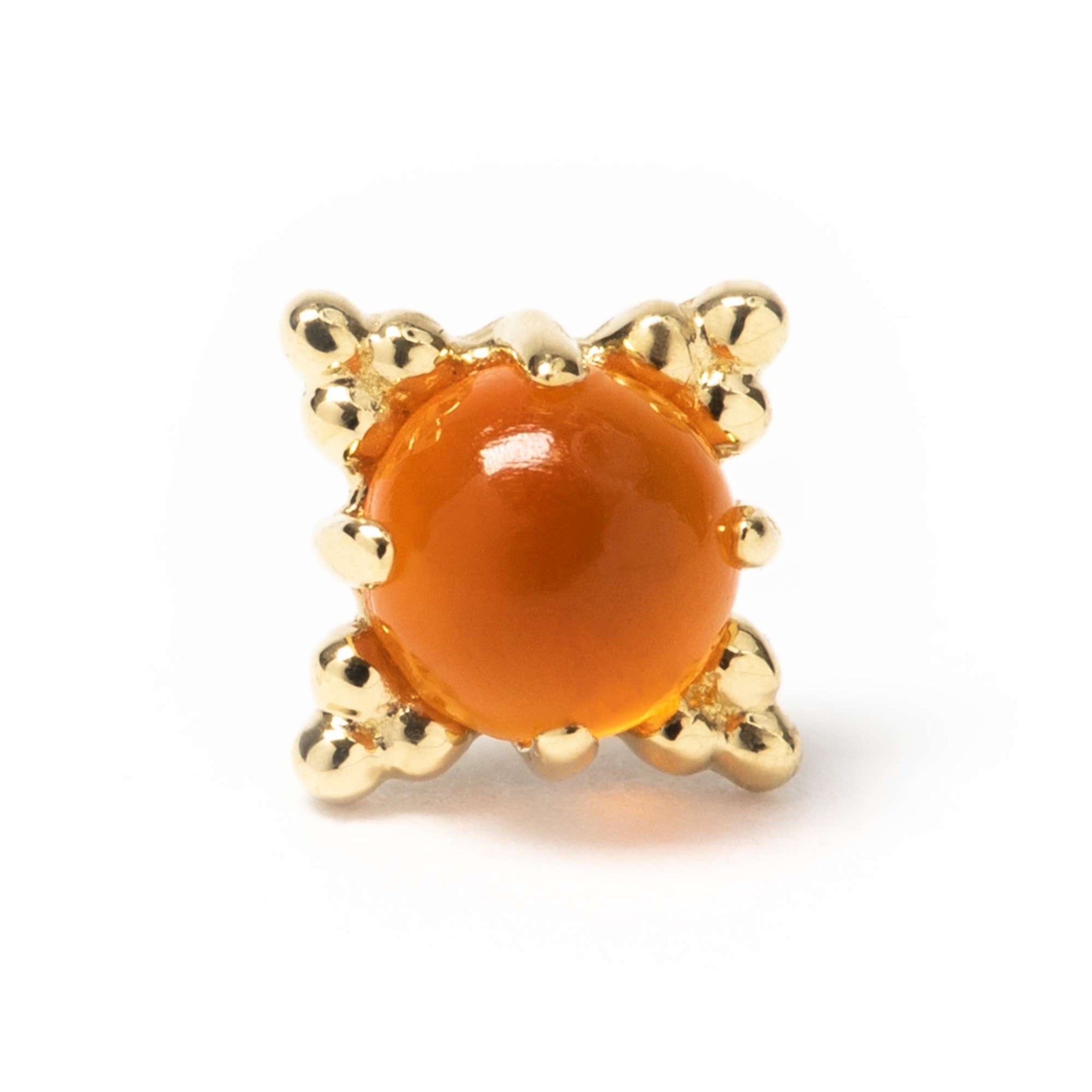 Anatometal Zia Cabochon Yellow Gold Citrine