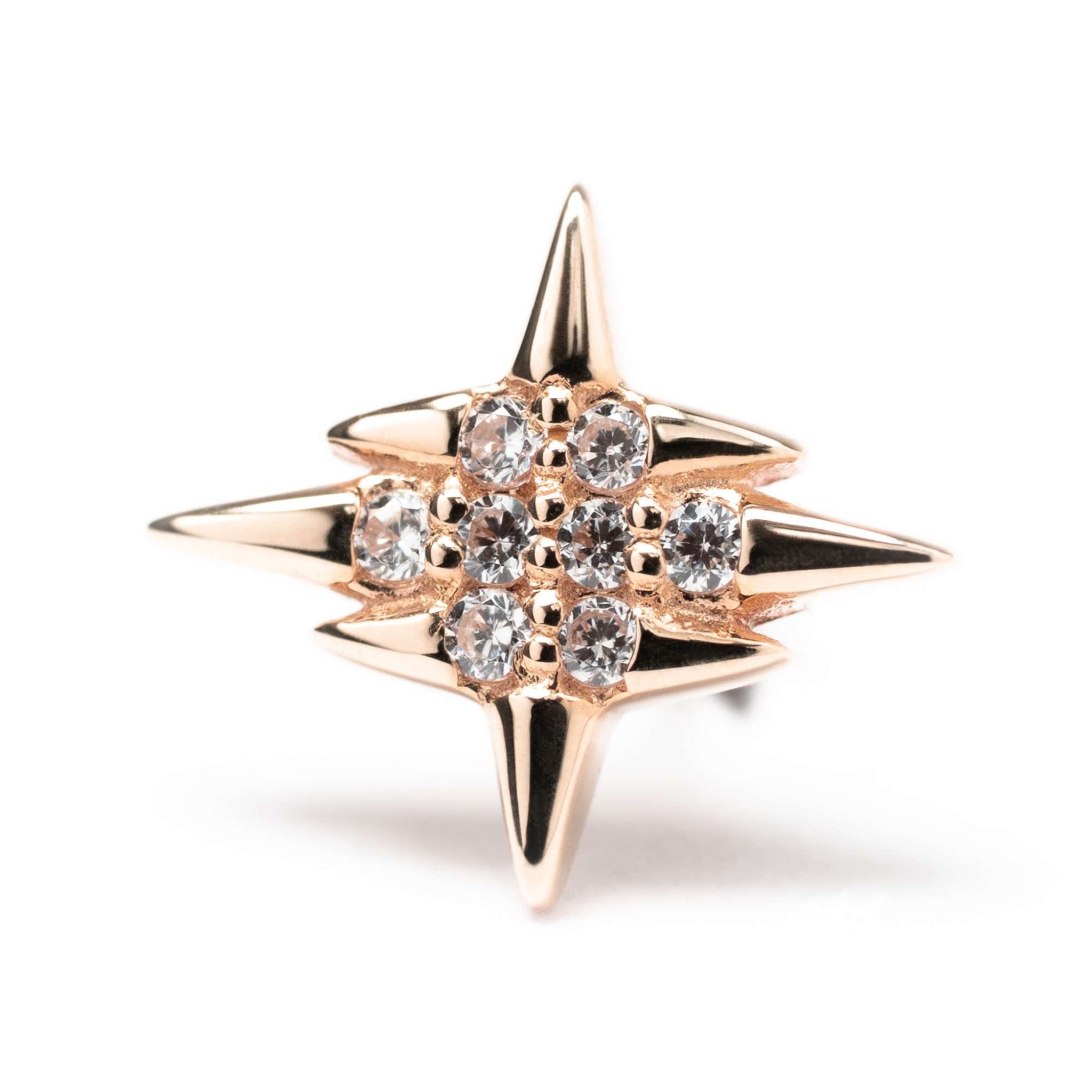Buddha Jewerly Intergalactic rose gold piercing end