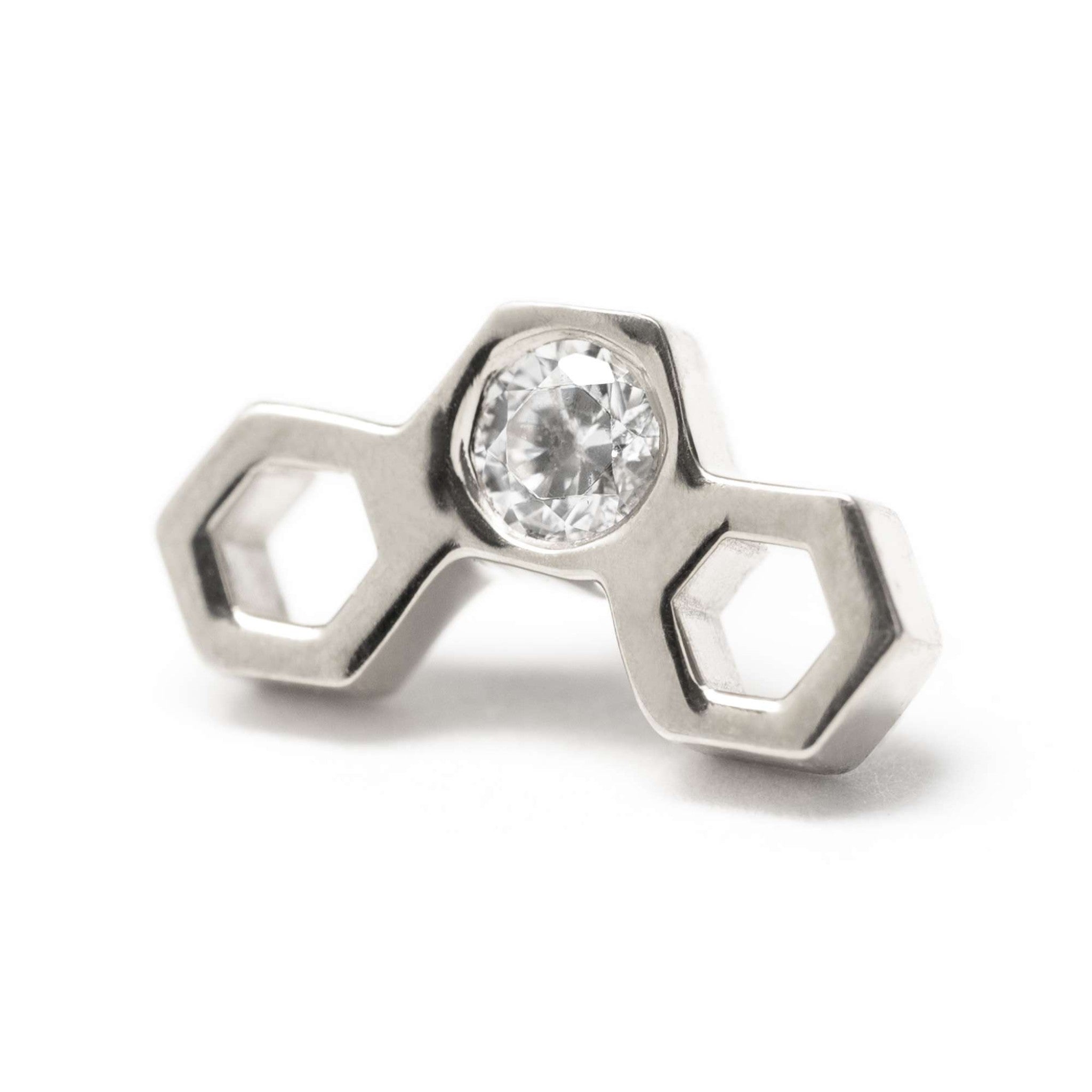 BVLA Honeycomb White Gold