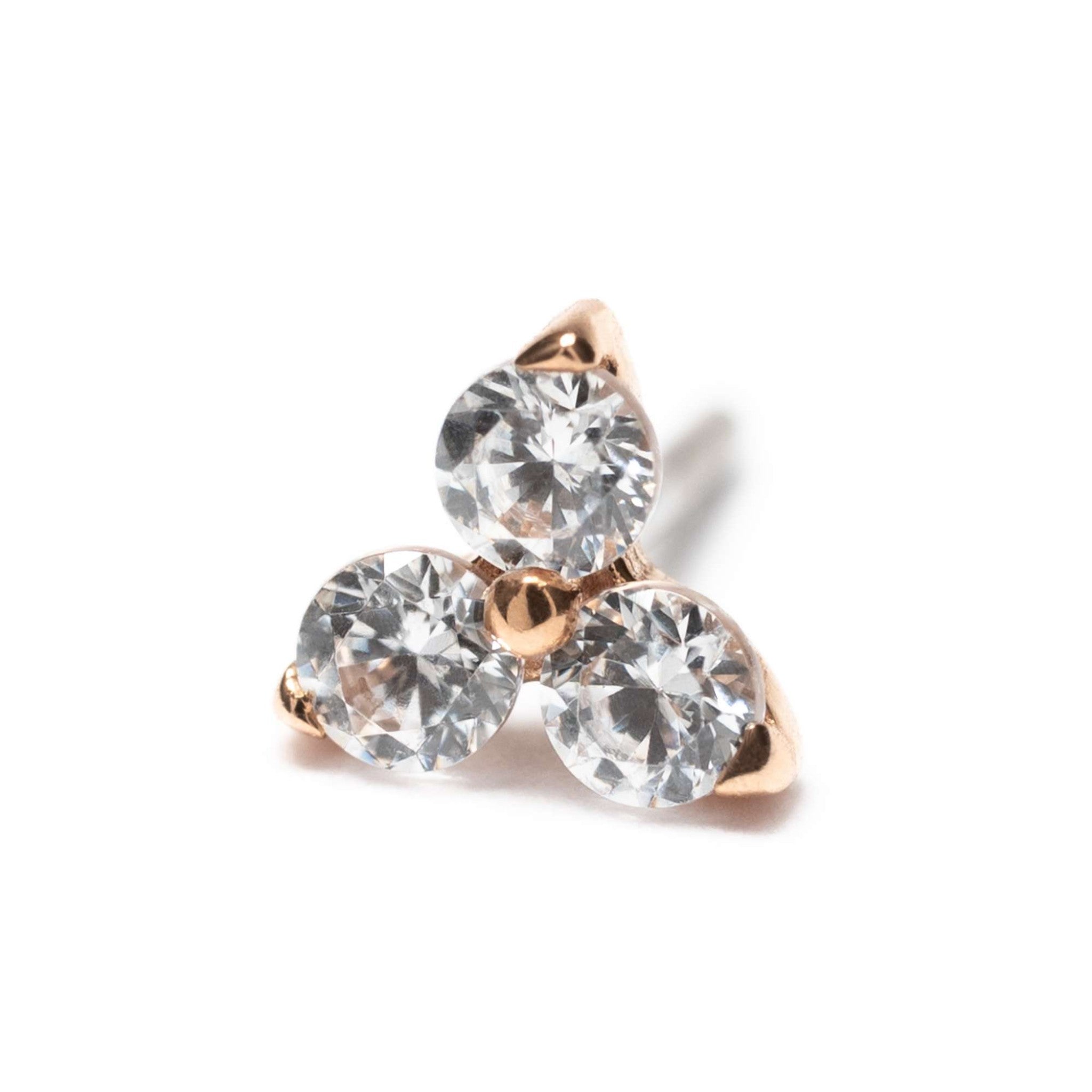 Anatometal Trio 18 Kt rose gold with Zirkonia