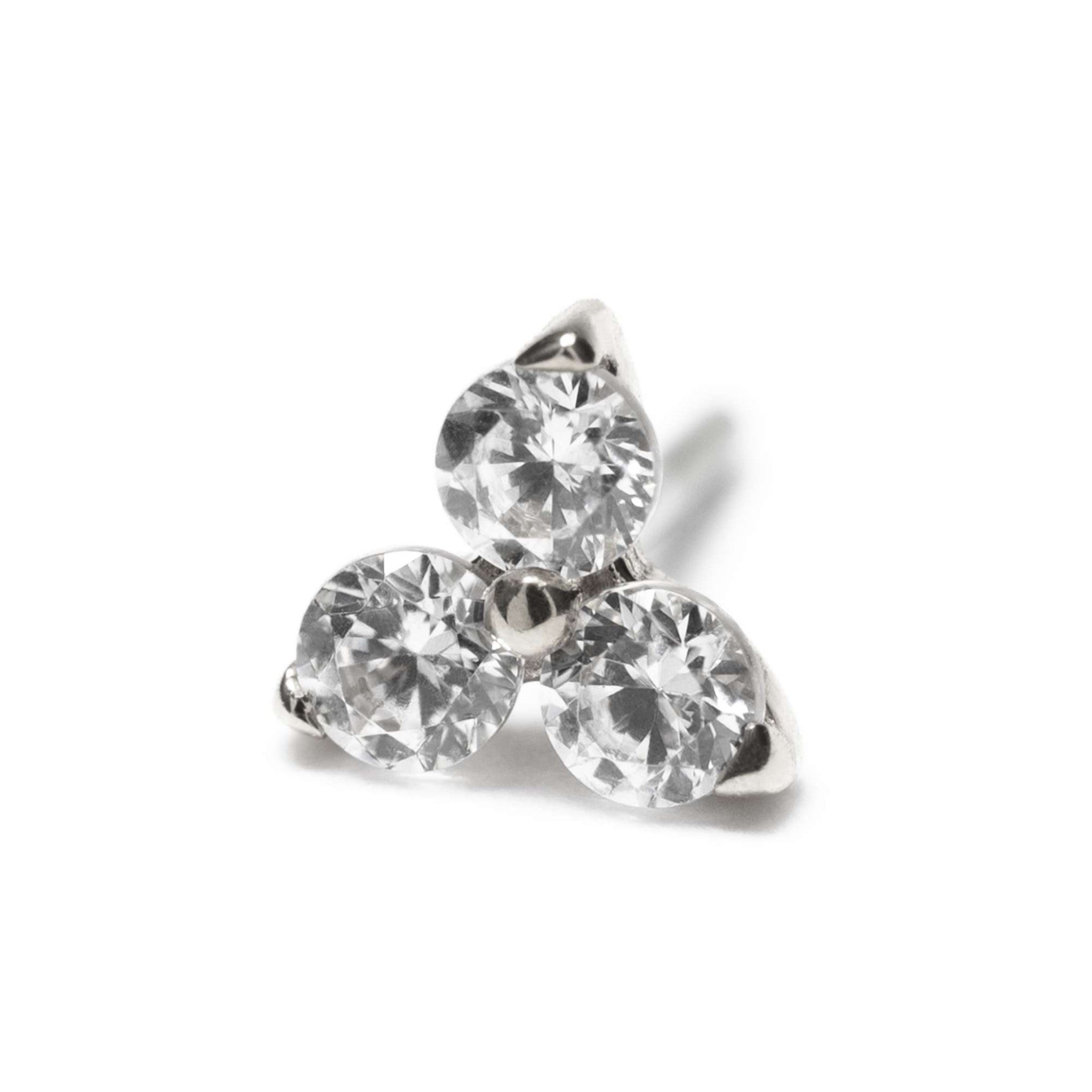 Anatometal Trio 18 Kt white gold with Zirkonia