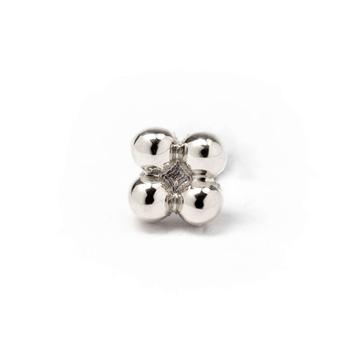 Ember 4 Bead Square White Gold